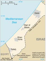 Map of the Gaza Strip. Click image to expand.