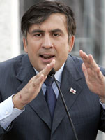 Georgian President Mikheil Saakashvili. Click image to expand.