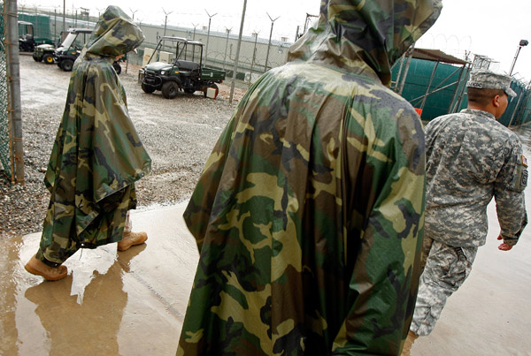 Navy officials at Guantanamo Bay.