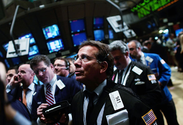 Traders at the New York Stock