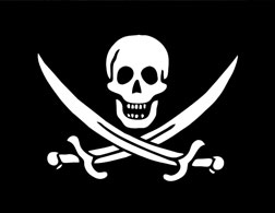 The Jolly Roger.