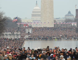 Crowds on the Mall in Washington, D.C. Click image to expand.