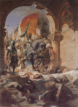The Entry of Mahomet II Into Constantinople, 1876, by Benjamin Constant. Click image to expand.