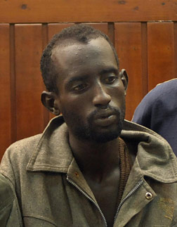 Suspected Somali pirate.