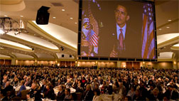 Barack Obama speaks at National Prayer Breakfast.
