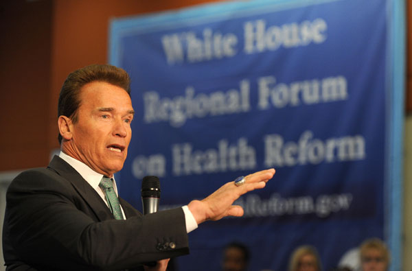 California Gov. Arnold Schwarzenegger.