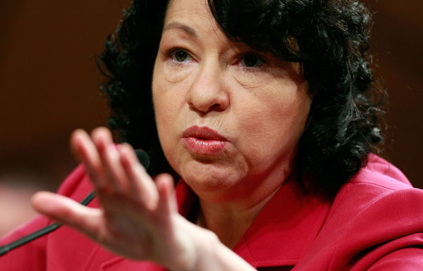 Supreme Court nominee Judge Sonia Sotomayor.