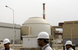 Bushehr nuclear power near Tehran. Click image to expand.