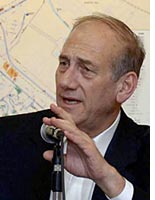 Israeli Prime Minister Ehud Olmert. Click image to expand.