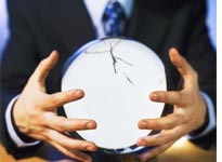 A cracked crystal ball