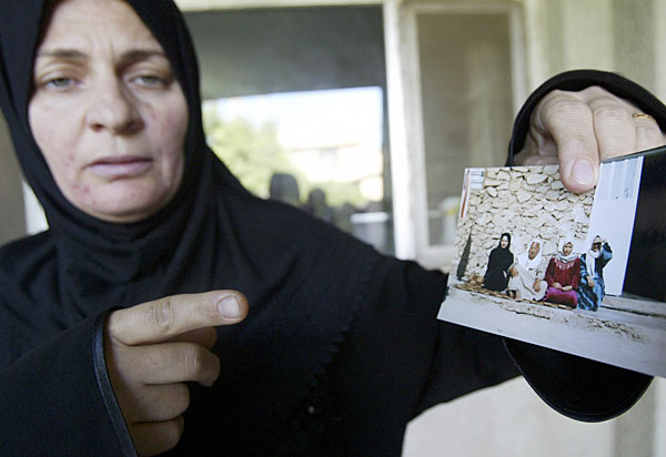 Maliya Abdul Hamid Hassan Ali believes her father and other relatives were killed in the raid.