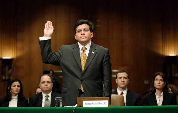 Attorney General Alberto Gonzales.