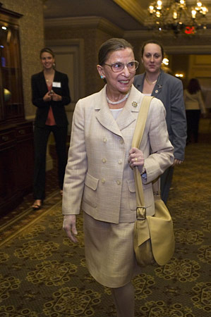 Ruth Bader Ginsburg.