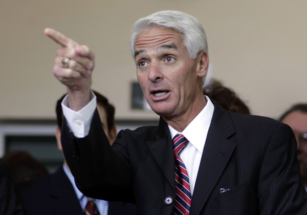 Florida Gov. Charlie Crist.