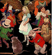 Alice in Wonderland.