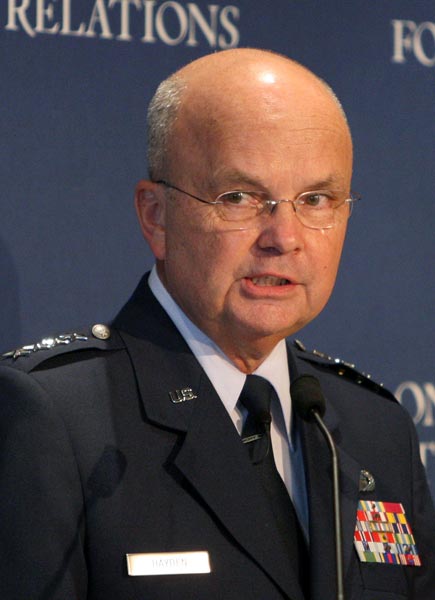 CIA Director Michael Hayden.
