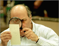 2000 presidential election vote recount. 