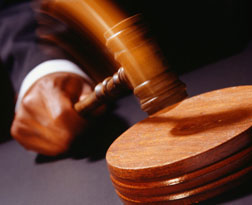 Judge and gavel.