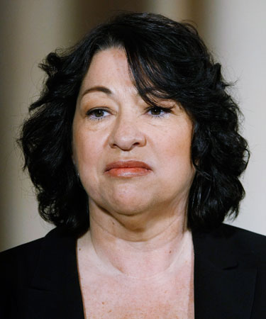 Sonia Sotomayor.