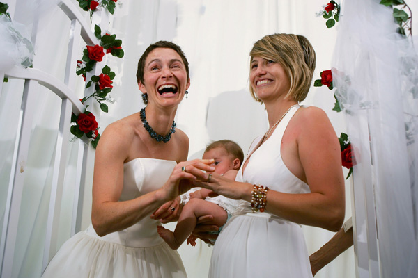 A lesbian wedding.