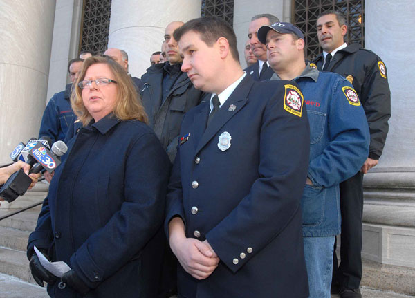 Attorney Karen Torre and plaintiff Frank Ricci. 