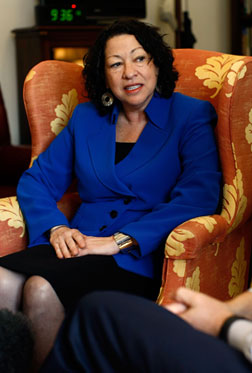 Supreme Court Justice Nominee Sonia Sotomayor. Click image to expand.