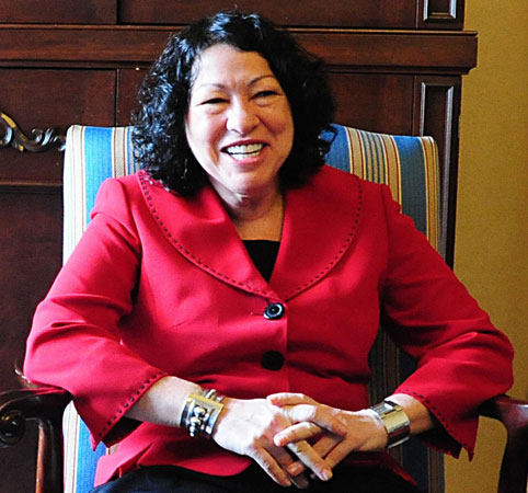 Supreme Court nominee Sonia Sotomayor.