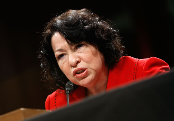 Sonia Sotomayor.
