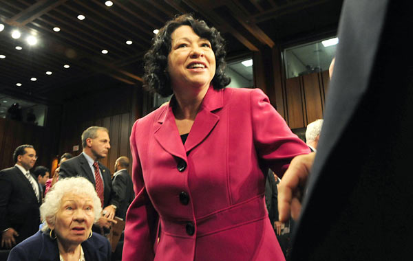 Sonia Sotomayor.