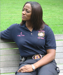 New Haven firefighter Erika Bogan.