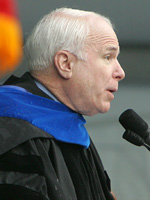 John McCain at Columbia University. Click image to expand.