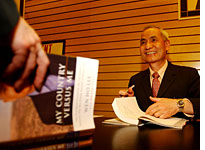 Dr. Wen Ho Lee at a book signing in 2002 
Click image to expand.