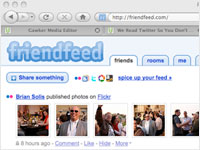 Screenshot of FriendFeed. Click image to expand.