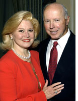 Dan Duncan with his wife