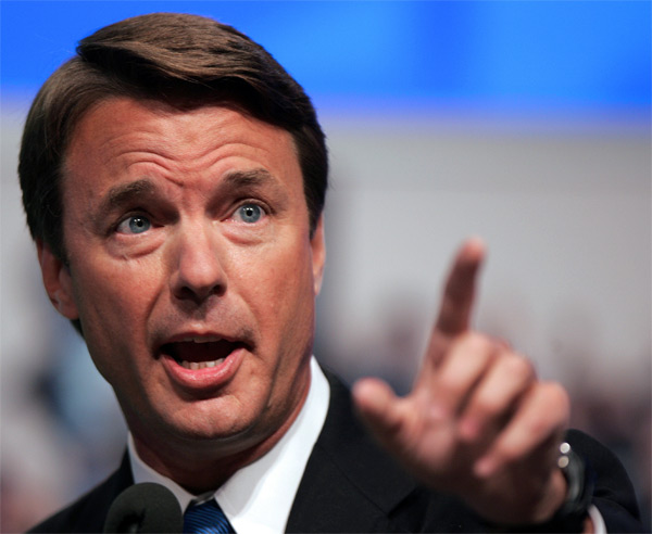 Democratic presidential candidate John Edwards.