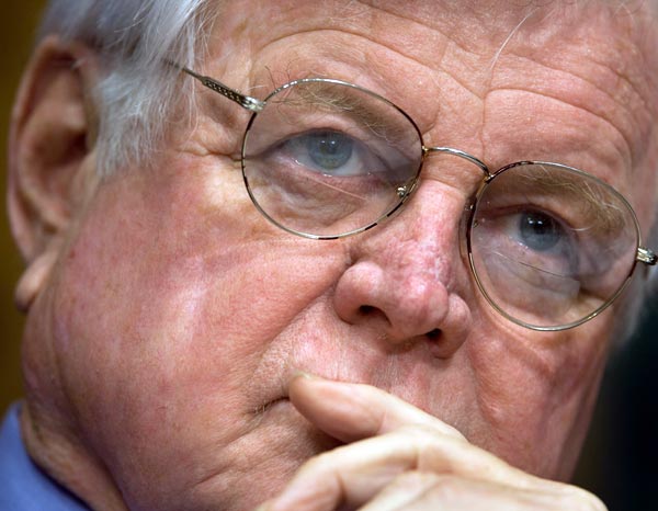 Sen. Ted Kennedy in April 2008.