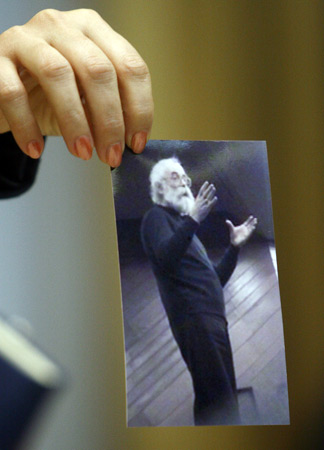 A handout photo of Radovan Karadzic.