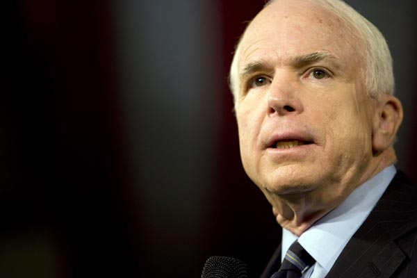 Sen. John McCain.