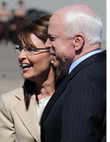 Sarah Palin and John McCain. Click image to expand.