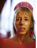 Code Pink protester. Click image to expand.