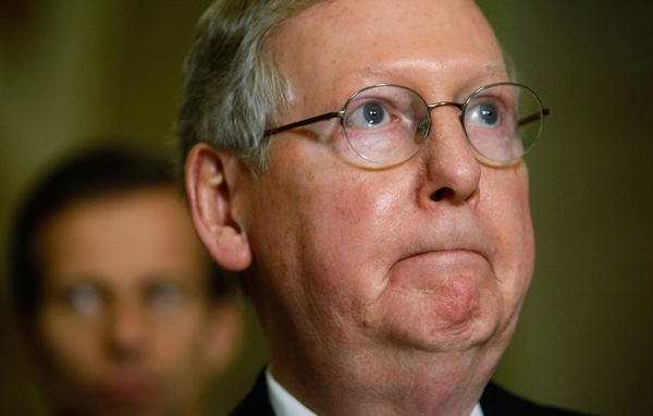 Senate Minority Leader Sen. Mitch McConnell.