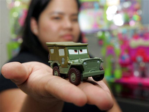 Mattel's Sarge toy—based on a character from the 2006 movie Cars—contains lead paint.