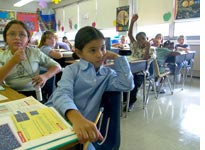 Elementary school classroom. Click image to expand.