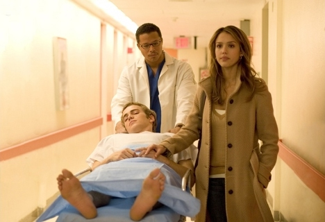 Terrence Howard, Hayden Christensen, Jessica Alba in Awake.