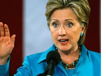 Photograph of Hillary Clinton by Joe Raedle/Getty Images.