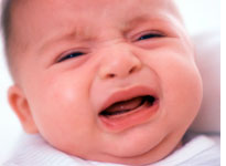 Crying baby.