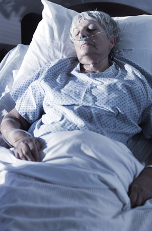 Coma patient.