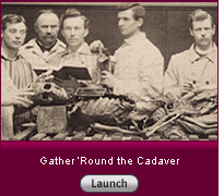 Click here to launch a slide show about doctors in training posing with cadavers.