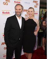 Director Sam Mendes and wife actress Kate Winslet.