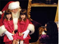 Shopping mall Santa